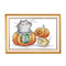Poppy Crafts Cross-Stitch Kit 77 - The Cat and Mouse