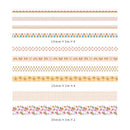 Poppy Crafts Washi Tape 10 Packs with Gold Foil - Girlfriend