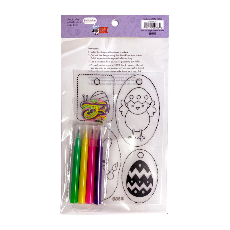 Bright Minds by Nicole Shrink Art Kit - 4 different designs