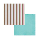 Carta Bella Cool Summer 12x12 D/Sided Cardstock - Neapoilitan Stripe*