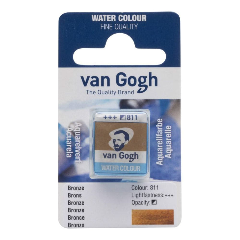 Talens - Van Gogh Watercolour half pan - BRONZE 811