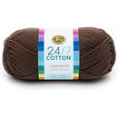 Lion Brand 24/7 Cotton Yarn - Coffee Beans