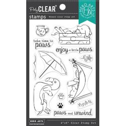 Hero Arts Clear Stamps 4in x 6in - Lounging Pups