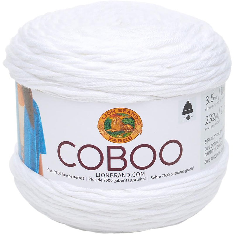 Lion Brand Coboo - White 100g
