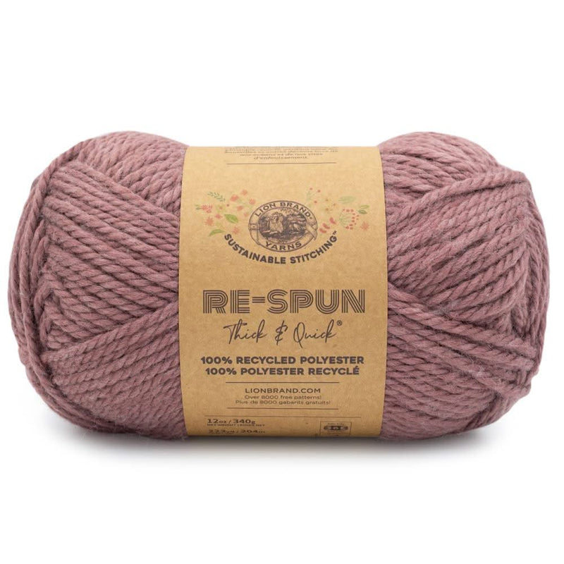 Lion Brand Re-Spun Thick & Quick Yarn - Cameo