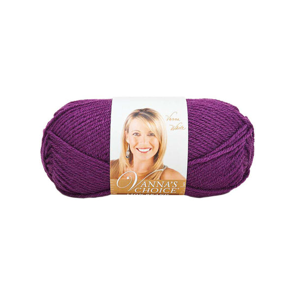 Lion Brand - Vannas Choice Yarn - Eggplant 100g