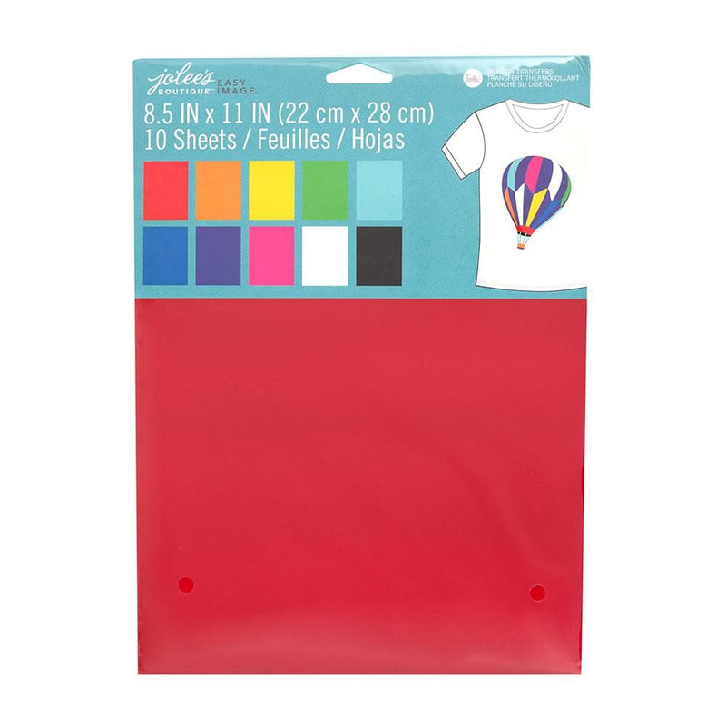 Jolee's Easy Image Iron-On Transfer Sheets 8.5"X11" 10 Pack - Rainbow ...