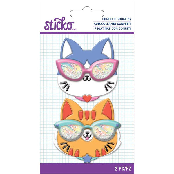 Sticko Stickers - Cat Glasses*