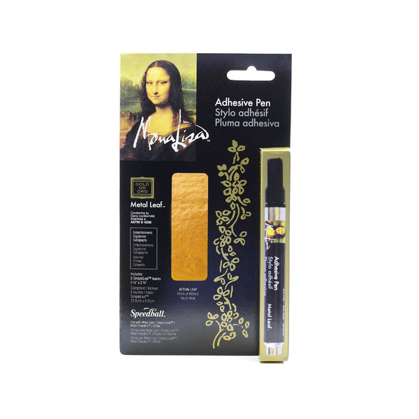 Speedball Art Mona Lisa Adhesive Pen Gold