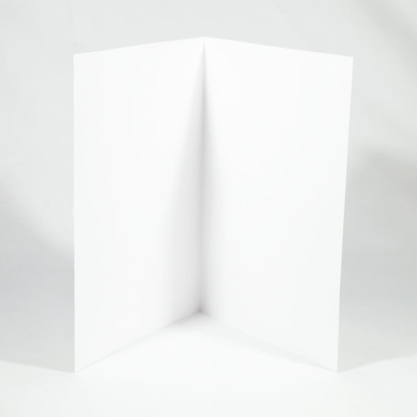 Poppy Crafts 240GSM A6 Card blank - Silk White - Pack of 50