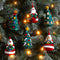Bucilla Felt Ornaments Applique Kit Set Of 6 Santa's Tree Treasures*
