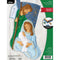 Bucilla Felt Stocking Applique Kit 18" Long Peaceful Nativity
