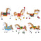 Bucilla Felt Ornaments Applique Kit Set Of 6 Holiday Horses*