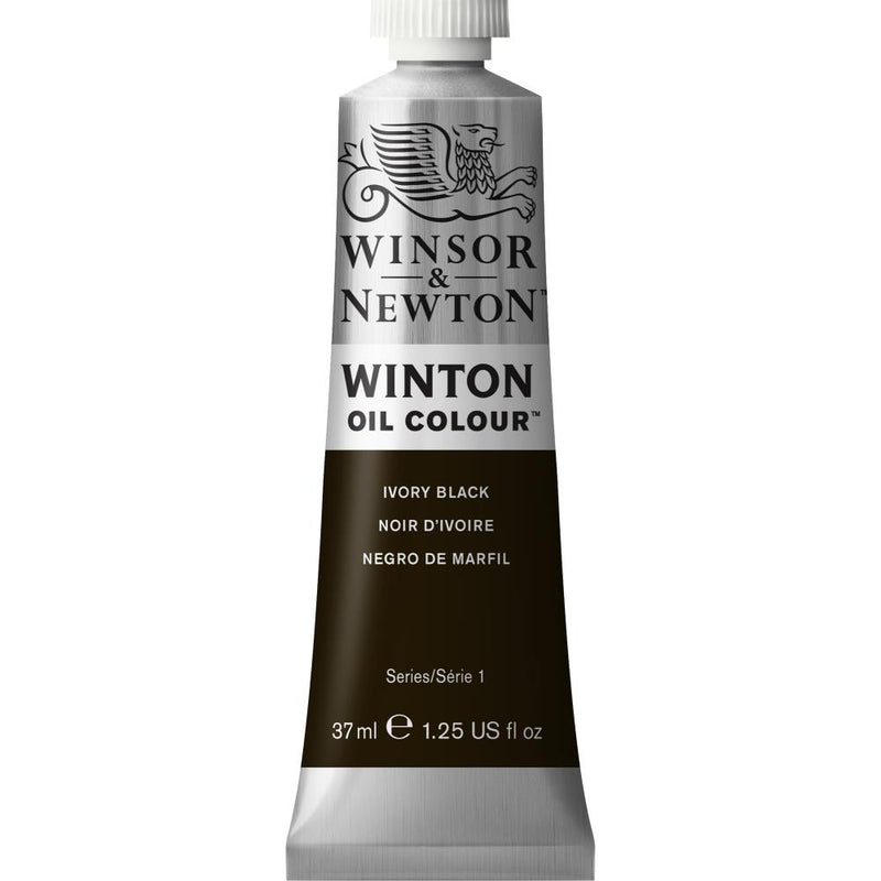 Winsor & Newton Winton Oil Colour 37ml - Ivory Black