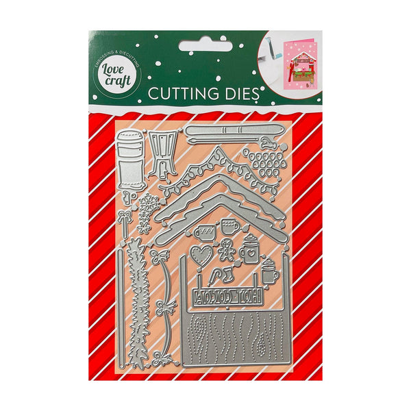 Poppy Crafts Cutting Dies - Christmas Collection - Hot Cocoa Stall