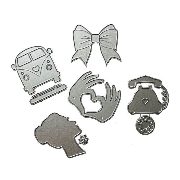 Poppy Crafts Assorted Dies 5 Pack #8
