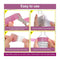 Poppy Crafts Self-adhesive Diamond Rhinestone Ribbon - Pink 4 Pack*