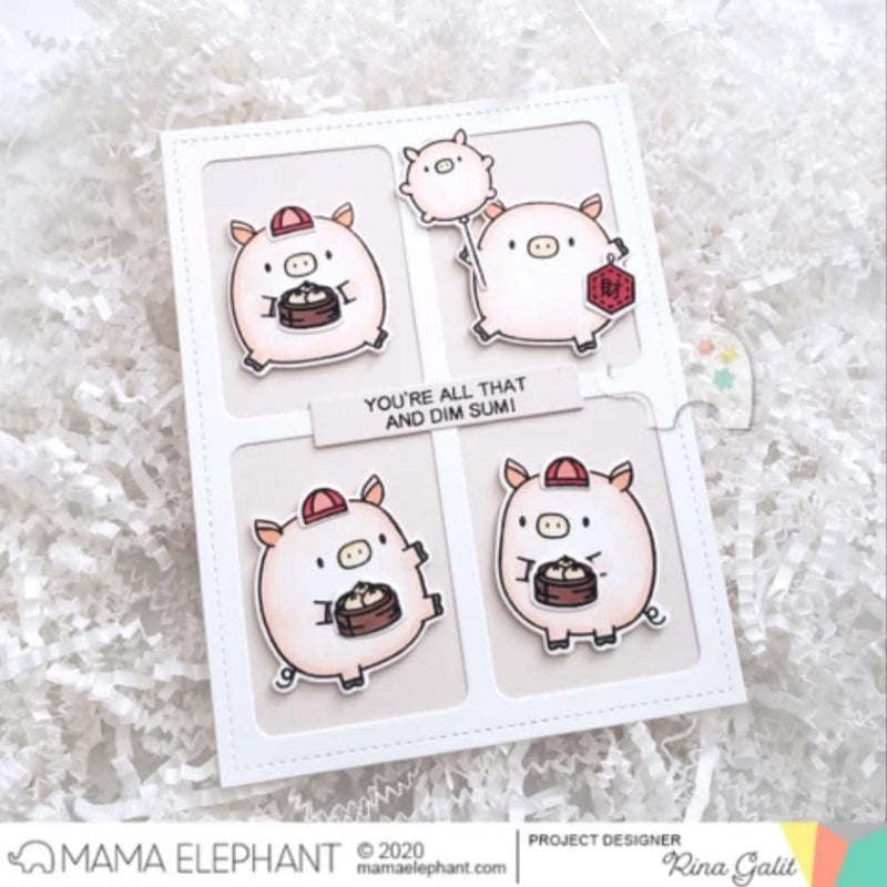 Mama Elephant Stamp Set 4in x 6in - Zodiac Pig*
