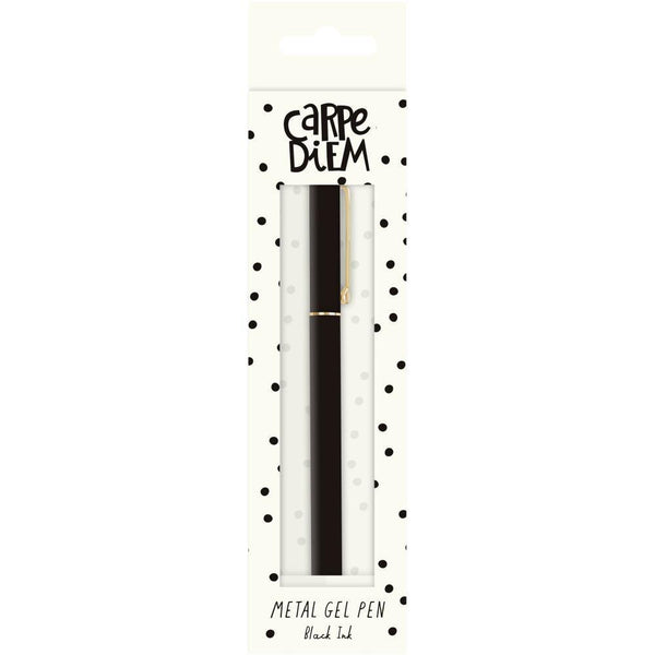 Carpe Diem Metal Gel Pen - Black*