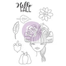 Prima Marketing Julie Nutting Mixed Media Cling Rubber Stamp - Rebecca*