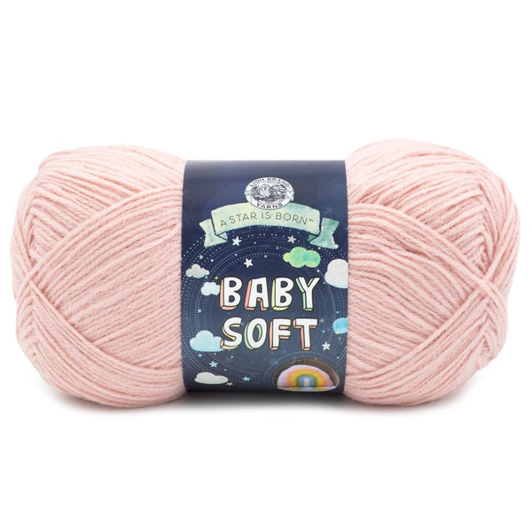 Lion Brand Baby Soft Yarn Dusty Pink