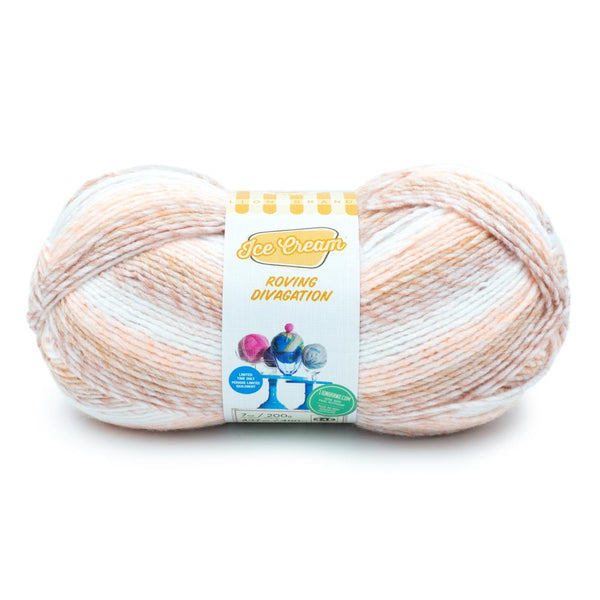 Lion Brand Ice Cream Roving Stripes Yarn - Double Bubble*