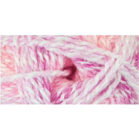 Mary Maxim Sugar Baby Stripes Yarn - Pink Fizz 100g*
