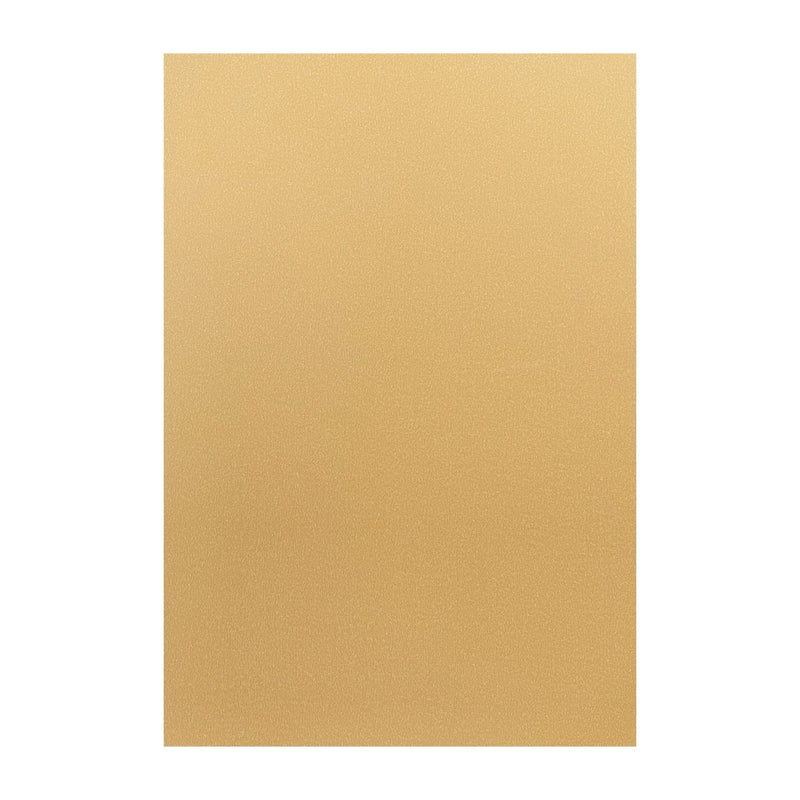 Poppy Crafts Letter Size Premium Shimmer Cardstock 10 Pack - Soft Gold