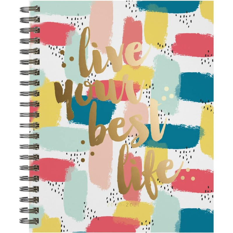 Carpe Diem Spiral 17-Month Dated Weekly Planner 7in x 8.75in - Your Best Life, Aug 2020-Dec 2021*