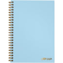 Carpe Diem Hardcover Notebook 6.9in x 9.8in  80/Sheets - Sky Blue*
