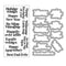 Poppy Crafts Cutting Dies & Stamp Set #97 - Greetings & Wishes