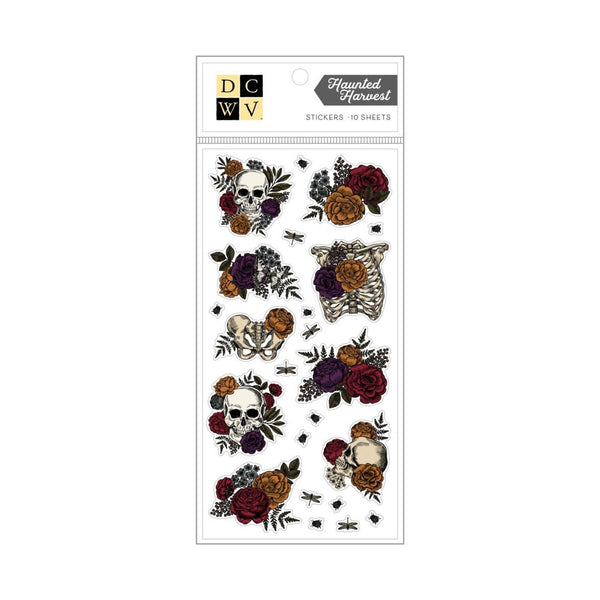 DCWV Fall Stickers 10/Sheets - Haunted Harvest W/Black Foil*