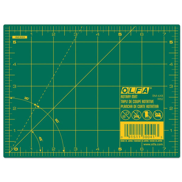 OLFA - Gridded Cutting Mat 6 inch X8 inch