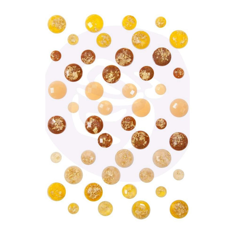 Prima Marketing - Autumn Sunset - Say It In Crystals, Assorted Dots 48 pack