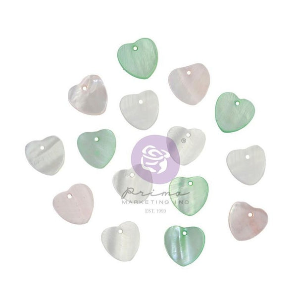Prima Marketing Magic Love By Frank Garcia - Pearl Hearts 15 pack