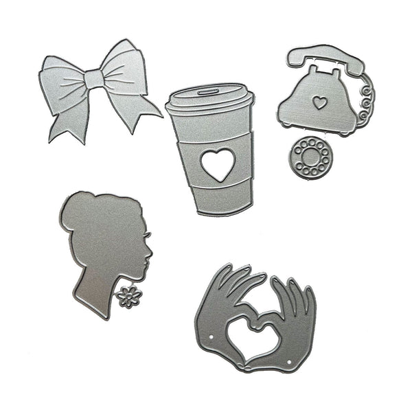 Poppy Crafts Assorted Dies 5 Pack #9