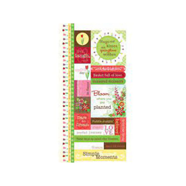 Adorn It - Carolees Creations Sticker Sheet - Springtime Moments*