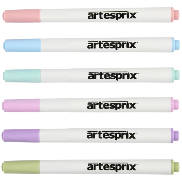 Artesprix Iron-On-Ink Sublimation Markers 6 pack  - Pastels*