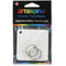 Artesprix Iron-On-Ink Key Chain 2 pack - Metal, White 2.4in x 2.4in*