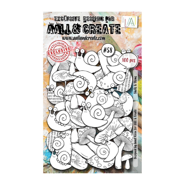 Aall & Create Ephemera Die-Cuts #58 - Shells & Stems*