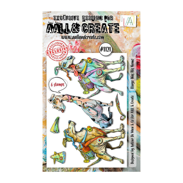 Aall & Create Clear Stamp Set #1121 - Bingo Was His Namo*