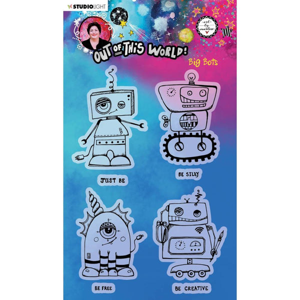 Art By Marlene Out Of This World Clear Stamps - Big Bots*