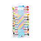 American Crafts - Art Supply Basics Collection - Pencil and Eraser Kit - Rainbow - 48 Pieces