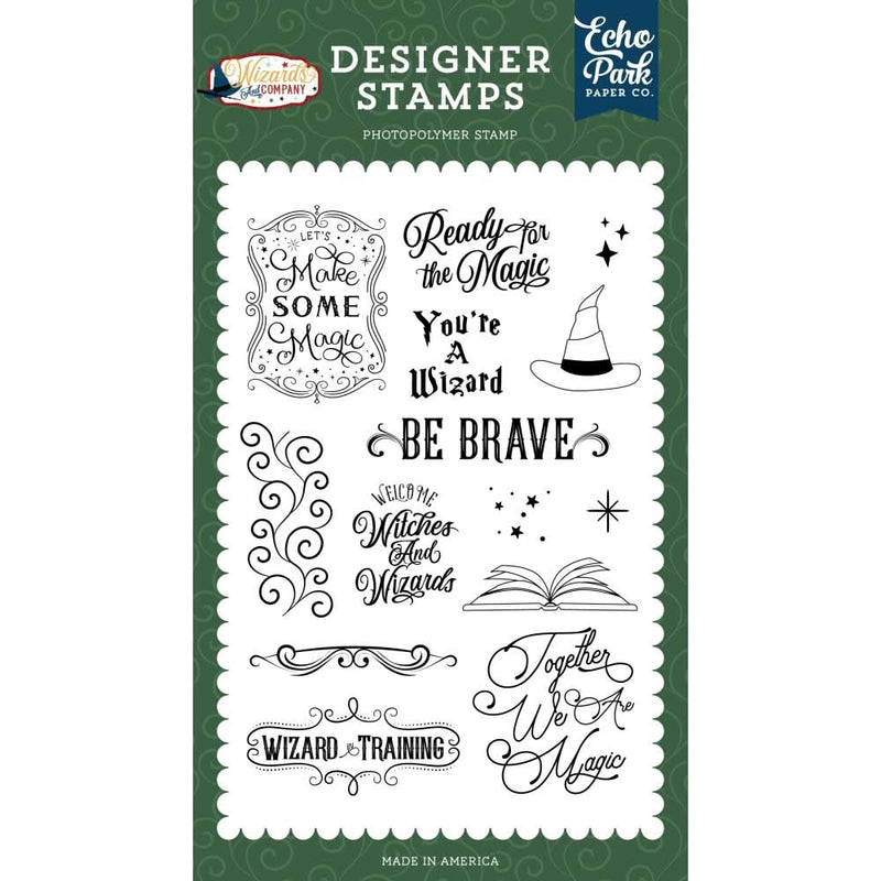 Echo Park Stamps Ready For The Magic, Wizards & Company*