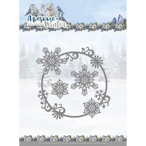 Find It Trading Amy Design Die - Swirl Circle, Awesome Winter