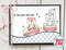 Avery Elle Clear Stamp Set 4in x 6in - Peek-A-Boo Coaster*