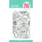 Avery Elle Clear Stamp Set 4"X6" Peek-A-Boo Flight