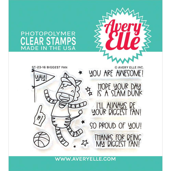 Avery Elle Clear Stamp Set - Biggest Fan