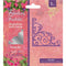 Crafter's Companion Nature's Garden Fabulous Fuchsia Metal Die Flourishing Swirl Corner