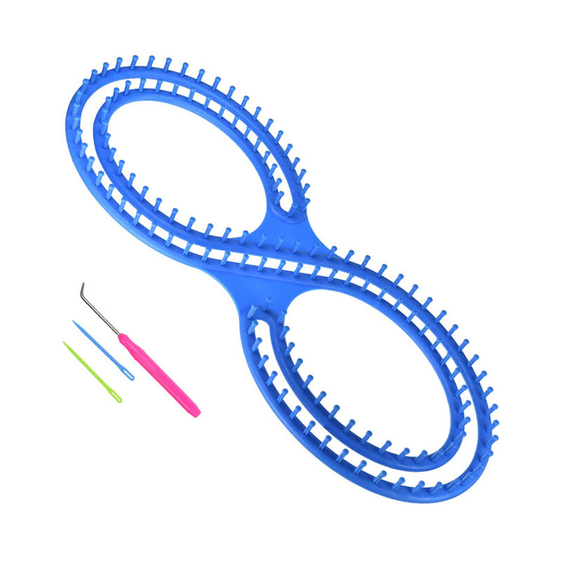 Poppy Crafts 25.5cm Afghan Loom Knitting Tool & Accessories - Blue